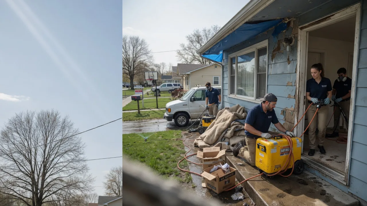 Basement Flood Cleanup in Washingtonville, PA near me